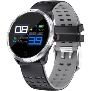 X7 smart Watch IP68 waterdichte mannen sport Smartwatch Android Bluetooth Watch ondersteuning hartslag / Call herinnering / stappenteller / slaapstand toezicht / Tracker (zwart-grijs)