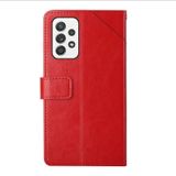 Voor Samsung Galaxy A33 5G Y Stitching Horizontal Flip Leather Phone Case