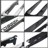 TOSEEK Ultra Light 26 Inch 385mm Mountainbike Full Carbon Front Fork Straight Tube Disc Brake(Wit)