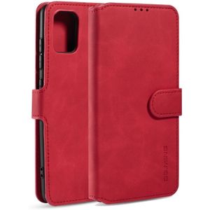Voor Galaxy A71 5G DG. MING Retro Oil Side Horizontale Flip Case met Holder & Card Slots & Wallet(Red)
