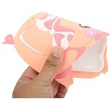 Voor Samsung Galaxy S22 Ultra 5G Crossbody Cartoon Silicone Phone Case (Varken)