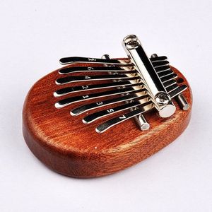 8-notitie duim piano mini carimba instrument (Peach Core)