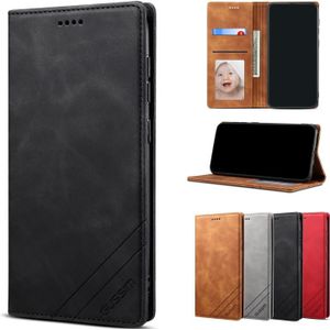 GUSSIM GS-001 Business Style Horizontale Flip Skin Voel PU Lederen case met Houder & Card Slots & Wallet & Photo Frame Voor iPhone 8 Plus / 7 Plus(Zwart)