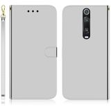 Voor Xiaomi Redmi K20 / K20 Pro / Mi 9T / Mi 9T Pro Gemiteerd Spiegeloppervlak Horizontale Flip Lederen Hoes met Holder & Card Slots & Wallet & Lanyard(Zilver)