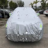 PEVA anti-stof waterdichte zonwerende SUV auto cover met waarschuwingsstrips  past auto's tot 4.8m (187 inch) in lengte