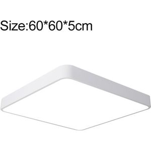 Macaron LED vierkante plafondlamp  traploos dimmen  maat: 60cm