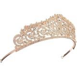Vrouwen Bridal Wedding Jewelry Tiaras kroon goud Crystal Strass accessoires hoofdband Tiaras kronen