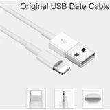SDC-30W 2 in 1 USB naar 8-pins datakabel + 30 W QC 3.0 USB + 2 4A Dual USB 2.0-poorten mobiele telefoontablet PC Universele snelladerladerset  Amerikaanse stekker