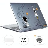 Voor MacBook Pro 13.3 A1708 ENKAY Hat-Prince 3 in 1 Spaceman Pattern Laotop Beschermende Crystal Case met TPU Keyboard Film/Anti-dust Plugs  Versie: EU (Spaceman No.1)
