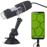 1600 x vergrootglas HD 0.3MP Image Sensor 2 in 1 USB digitale microscoop met 8 LED & professionele standaard