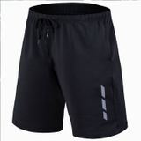 Men Stretch Quick-drying Casual Shorts (Color:Black Size:XXL)
