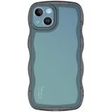 Voor iPhone 14 Plus IMAK UX-8-serie transparant schokbestendig TPU-telefoonhoesje (transparant zwart)