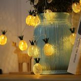 3m ijzer ananas USB Plug romantische LED String vakantie licht  20 LEDs Teenage stijl warme Fairy decoratieve Lamp voor Kerstmis  bruiloft  slaapkamer (Warm wit)