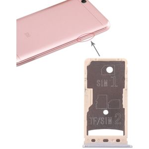 2 SIM-kaarthouder / Micro SD-kaart lade voor Xiaomi Redmi 5A(Grey)