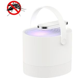 USB Mute Mosquito Killer LED Huishouden Blauw Violet Licht Mosquito Catcher (Wit)