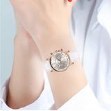 2 stuks drie-oog zes-naald imitatie riem quartz horloge voor vrouwen/mannen (wit)