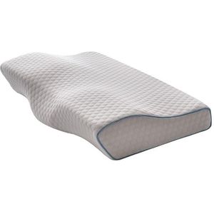 Butterfly Shape Memory Foam Snorked Pillow Slow Rebound Health Care Cervical Pillow  Afmetingen: 62x34x12x6cm (Water Cube White)