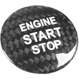 Auto Carbon Fiber Motor Start Button Decoratieve Cover Trim voor Toyota Highlander