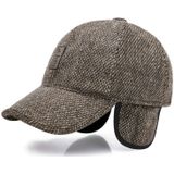 Winter Casual Baseball Cap Outdoor Verdikt Warme Bomber Hoeden voor mannen  Hat Size: Verstelbaar (Bruin)