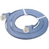 CAT6 Ultra-dunne platte Ethernet Network LAN kabel  lengte: 50m(Blue)