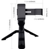 PULUZ smartphone Bevestigingsklem 1/4 inch houder Montagebeugel + grip vouwen statief montage kits voor DJI OSMO Pocket
