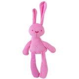 3 PC'S cute Rabbit zacht pluche speelgoed (roze rustgevend konijn)