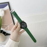 Voor Samsung Galaxy Watch Active2 44mm Naaien Litchi Textuur Lederen Vervanging Strap Horlogeband