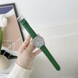 Voor Samsung Galaxy Watch Active2 44mm Naaien Litchi Textuur Lederen Vervanging Strap Horlogeband