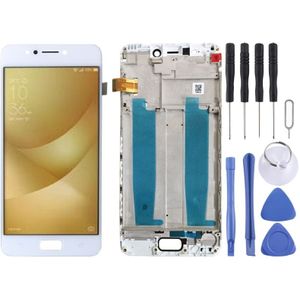 LCD-scherm en digitizer volledige montage met frame voor ASUS Zenfone 4 Max ZC520KL X00HD (wit)