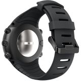 Slimme horloge silicone polsband horlogebandje voor Suunto Core (zwart)
