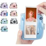 Voor Fujifilm Instax Mini 11 5 sets opbergkoffer + schouderriem + sticker 3 in 1 set (set 2)