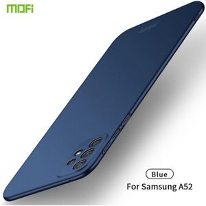 Voor Samsung Galaxy A52 MOFI Frosted PC Ultradunne Hard Case (Blauw)