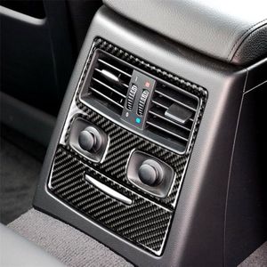 Carbon Fiber auto Rear Air vent combinatie decoratieve sticker met gat voor BMW E90/E92 2005-2012