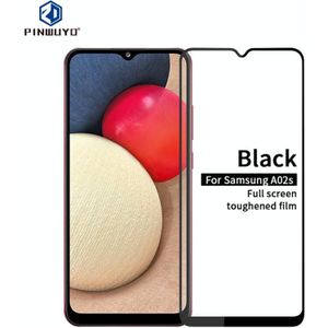 For Samsung Galaxy A02s PINWUYO 9H 2.5D Full Screen Tempered Glass Film(Black)