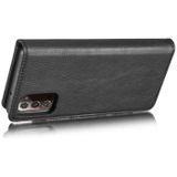 Voor Samsung Galaxy Note20 DG. MING Crazy Horse Texture Flip Afneembare magnetische lederen kast met houder & kaartslots & portemonnee(zwart)