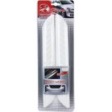 2 stk universeel auto Auto Rubber Body Bumper Guard Protector Strip Sticker(White)