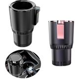 2-in-1 Smart Car Cup Cooler Outdoor Travel Heater Draagbare Auto Mini Koelkast 12 V Koeling Verwarming Cup en Drink Holder (Paars)