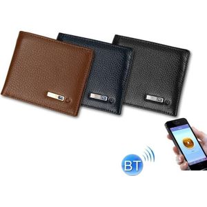 Lederen portemonnee Mltifunctionele Bluetooth Smart Anti-Lost Wallet (Royal Blue)