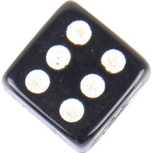 4-pack kunststof beklede dobbelstenen vorm universele Tire Valve Stem Cap(Black)