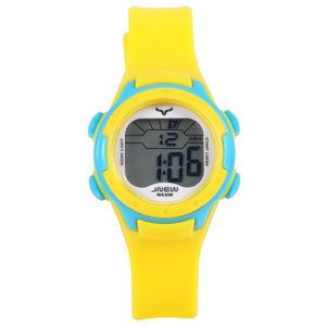 Jnew 9688-28 kinderen multifunctionele kleurrijke achtergrondverlichting waterdichte sport elektronische horloge