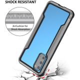 Voor Samsung Galaxy S20 Ultra iPAKY Thunder Serie Aluminium Frame + TPU Bumper + Clear PC Shockproof Case (Zwart + Grijs)