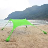Outdoor Beach Lycra Canopy Camping Tent Sunshade Fishing Tent  Size: 300x300x200cm(Green)