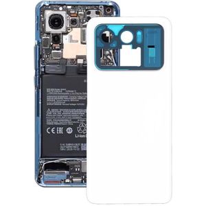 Originele Keramiek Batterij Achterklep voor Xiaomi Mi 11 Ultra M2102K1G (Wit)