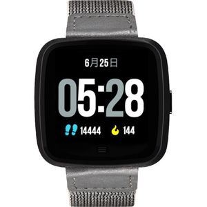 DTNO. 1 G12 1 3 inch OLED kleurenscherm Slimme armband IP67 waterdicht  nylon horlogebandje  ondersteuning Bel herinnering/Heart rate monitoring/Sedentary herinnering/multi-sport modus (zwart)