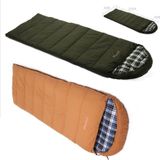 CHANODUG FX-8309 Camping Warm Envelop Style Sleeping Bag(Khaki)