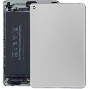 Batterij achterkant behuizing cover voor iPad mini 4 (Wifi-versie) (zilver)