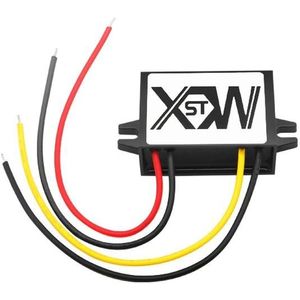 XWST DC 12 / 24V tot 5V Converter Step-down voertuigvermogenmodule  Specificatie: 12 / 24V tot 5V 5A Medium Rubber Shell