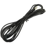 AUX kabel  3.5mm mannelijke Mini Plug Stereo-audiokabel  lengte: 3m (zwart + goud vergulde Connector)