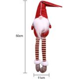 Schattig zittend Faceless lange benen elf pop kerst decoratie (groen)