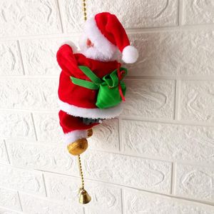 Elektrische Santa Claus Speelgoed Kerstkinderen Gift Decoratie  Specificatie: Klimmen Kralen